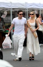 NICOLA PELTZ and Brooklyn Beckham at Farmer