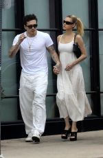 NICOLA PELTZ and Brooklyn Beckham at Farmer