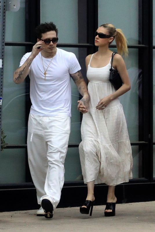 NICOLA PELTZ and Brooklyn Beckham at Farmer