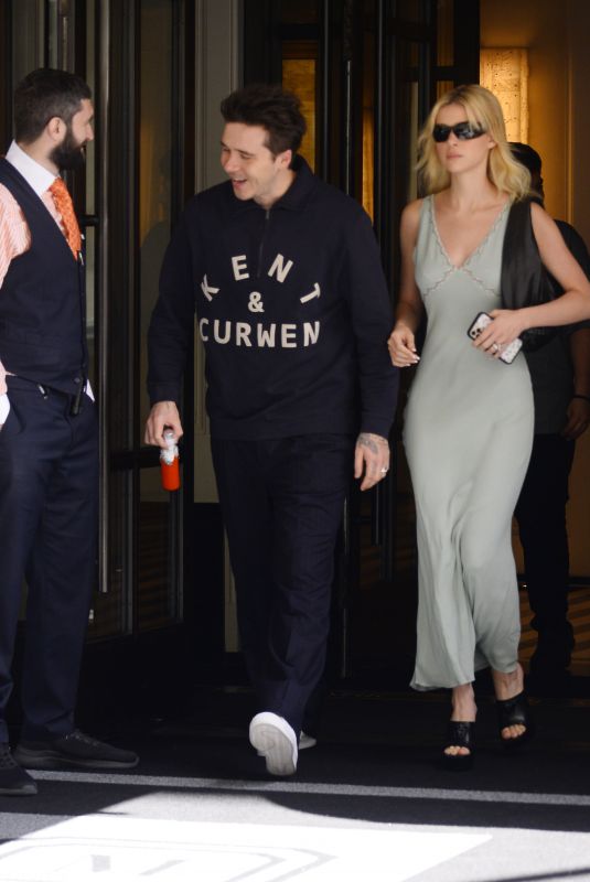 NICOLA PELTZ and Brooklyn Beckham Out in New York 05/05/2022