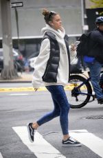 NINA AGDAL Heading to a Gym in New York 05/04/2022