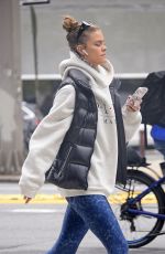 NINA AGDAL Heading to a Gym in New York 05/04/2022