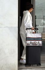 NINA DOBREV Leaves Her Hotel in Thessaloniki 05/13/2022