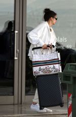 NINA DOBREV Leaves Her Hotel in Thessaloniki 05/13/2022