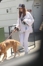 OLIVIA AJDE GIANNULLI Out with Her Dog in Beverly Hills 05/27/2022