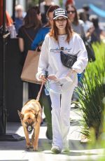 OLIVIA AJDE GIANNULLI Out with Her Dog in Beverly Hills 05/27/2022