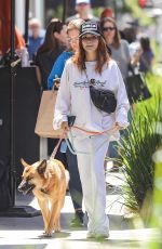 OLIVIA AJDE GIANNULLI Out with Her Dog in Beverly Hills 05/27/2022