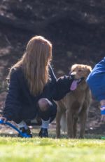 OLIVIA JADE GIANNULLI at Dog Park in Los Angeles 05/10/2022