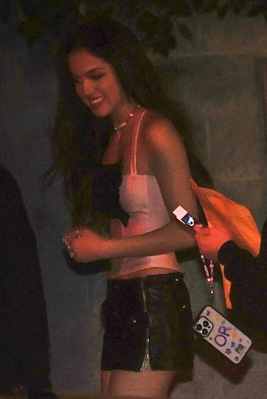 OLIVIA RODRIGO Arrives at Her Concert After-party at No Vacancy Nightclub in Hollywood 05/25/2022