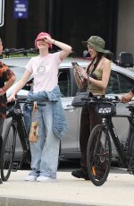 OLIVIA RODRIGO Out Riding a Bike with Friends in Washington, D.C 05/04/2022