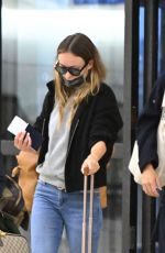 OLIVIA WILDE at Newark Airport 05/21/2022
