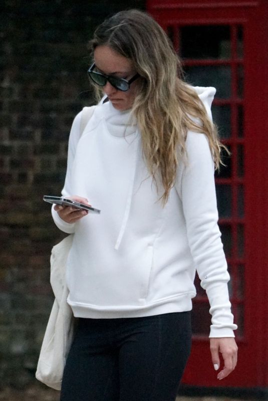 OLIVIA WILDE Out and About in Hampstead 05/25/2022