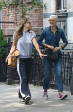 OLIVIA WILDE Out with a Friend in New York 05/20/2022