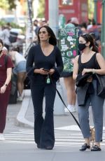 PADMA LAKSHMI Out with Her Dog in New York 05/17/2022