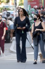 PADMA LAKSHMI Out with Her Dog in New York 05/17/2022