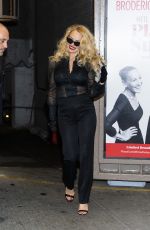 PAMELA ANDERSON Leaves a Theater on Broadway in New York 05/07/2022