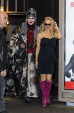 PAMELA ANDERSON Leaves Broadway in New York 05/13/2022