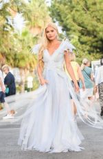 PAMELA REIF Out on Croisette at 75th Cannes International Film Festival 05/18/2022