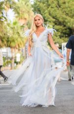 PAMELA REIF Out on Croisette at 75th Cannes International Film Festival 05/18/2022