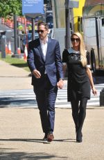 PARIS HILTON and Carter Reum at a Protest on Capitol Hill in Washington DC 05/11/2022