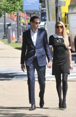 PARIS HILTON and Carter Reum at a Protest on Capitol Hill in Washington DC 05/11/2022