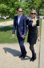 PARIS HILTON and Carter Reum at a Protest on Capitol Hill in Washington DC 05/11/2022