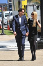 PARIS HILTON and Carter Reum at a Protest on Capitol Hill in Washington DC 05/11/2022