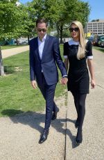 PARIS HILTON and Carter Reum at a Protest on Capitol Hill in Washington DC 05/11/2022