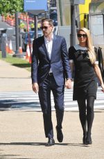 PARIS HILTON and Carter Reum at a Protest on Capitol Hill in Washington DC 05/11/2022
