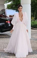 PATRICIA CONTRERAS Leaves Hotel Martinez in Cannes 05/22/2022
