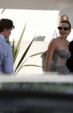 PIXIE LOTT Leaves Hotel Martinez in Cannes 05/5/2022