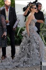 PIXIE LOTT Leaves Hotel Martinez in Cannes 05/5/2022