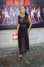 PRECIOUS MUIR Arrives at Jersey Boys Media Night at Trafalgar Theatre in London 05/11/2022