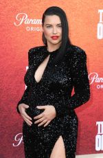 Pregnant ADRIANA LIMA at The Offer Premiere at Paramount Studios in Los Angeles 04/20/2022