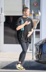 Pregnant ASHLEY GREENE Leaves a Gym in Los Angeles 05/06/2022