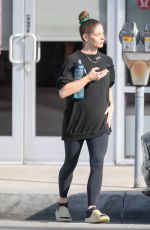 Pregnant ASHLEY GREENE Leaves a Gym in Los Angeles 05/06/2022
