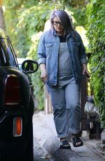 Pregnant KELLY OSBOURNE Out House Hunting in Los Angeles 05/26/2022