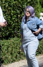 Pregnant KELLY OSBOURNE Out House Hunting in Los Angeles 05/26/2022