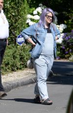 Pregnant KELLY OSBOURNE Out House Hunting in Los Angeles 05/26/2022