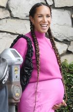 Pregnant LEONA LEWIS and Dennis JauchLeaves Birthing Class in West Hollywood 05/19/2022