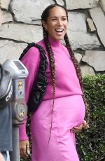 Pregnant LEONA LEWIS and Dennis JauchLeaves Birthing Class in West Hollywood 05/19/2022