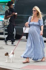 Pregnant NICKY HILTON Out in New York 05/05/2022