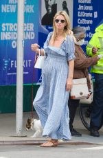 Pregnant NICKY HILTON Out with Her Dog in New York 05/05/2022