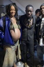 Pregnant RIHANNA at Dave Chappelle