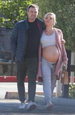 Pregnant SHARNA BURGESS and Brian Austin Green Out in Malibu 05/16/2022