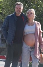 Pregnant SHARNA BURGESS and Brian Austin Green Out in Malibu 05/16/2022