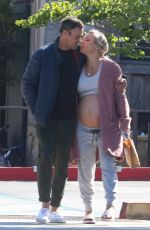 Pregnant SHARNA BURGESS and Brian Austin Green Out in Malibu 05/16/2022