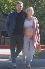 Pregnant SHARNA BURGESS and Brian Austin Green Out in Malibu 05/16/2022