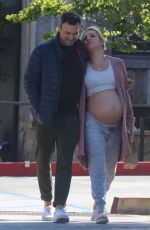 Pregnant SHARNA BURGESS and Brian Austin Green Out in Malibu 05/16/2022