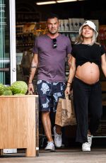 Pregnant SHARNA BURGESS and Brian Austin Green Shopping at Erewhon in Calabasas 04/28/2022